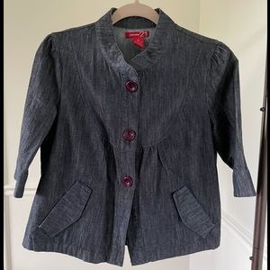Denim chambray jacket, M
